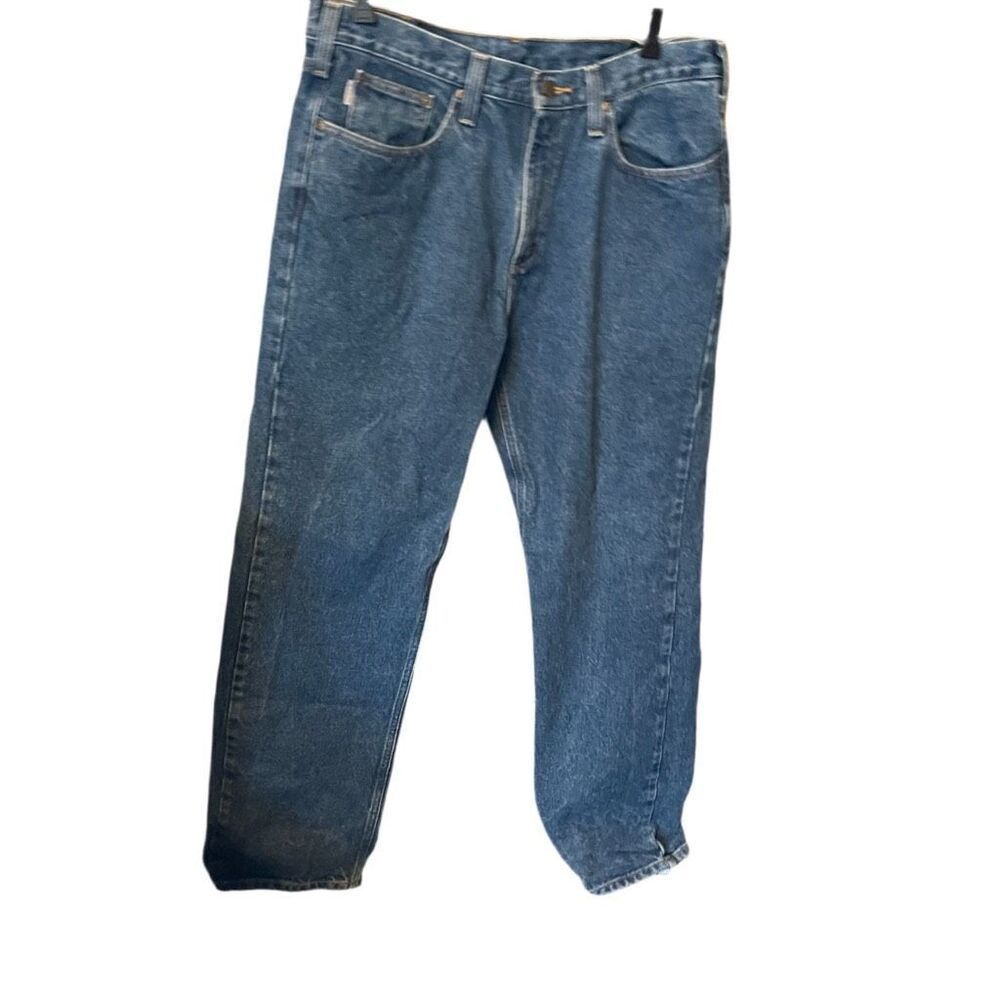 Carhartt heavy duty 36 X32 relaxed fit jeans.
